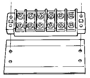 10 gang double row terminal block