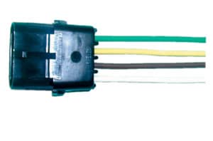 Male Terminal House 4 Way Straight w/ 10 inch wire